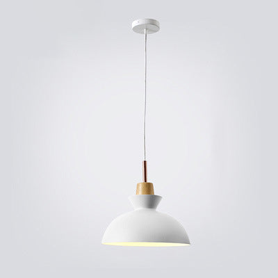 Hjemix | AuroraLite Nordic Pendant Lamp | Metal Design | 1-Light | Modern Color Options