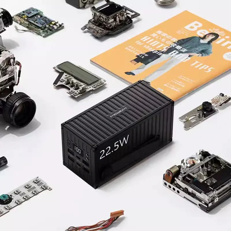 Hjemix | Hurtiglader powerbank med digitalt display