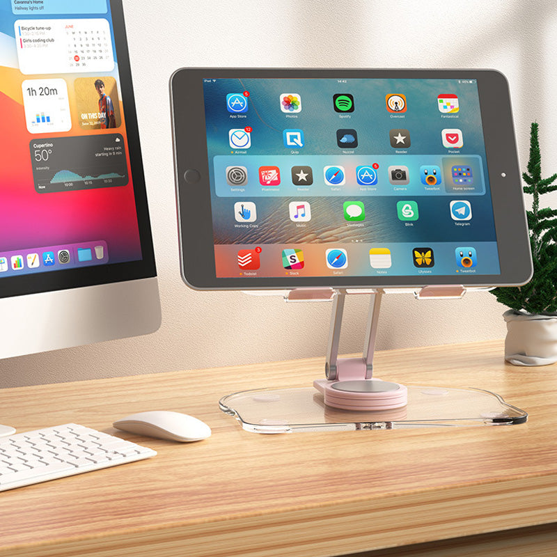 Hjemix | Sammenleggbar gjennomsiktig akryl tablettholder