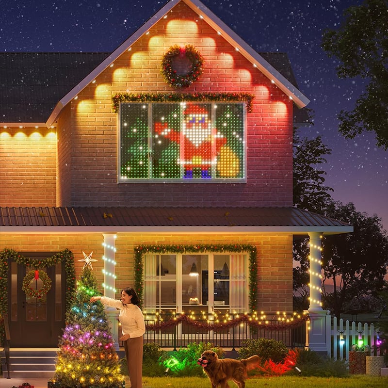 Hjemix | Fargebølger LED Gardin Synkelys