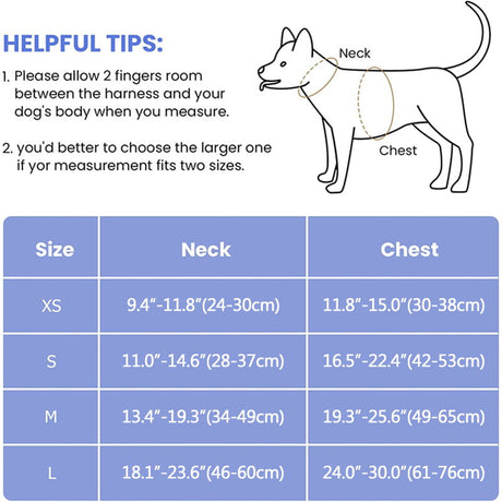 Hjemix | Adjustable Dog Vest Harness with 3 Leash Clips