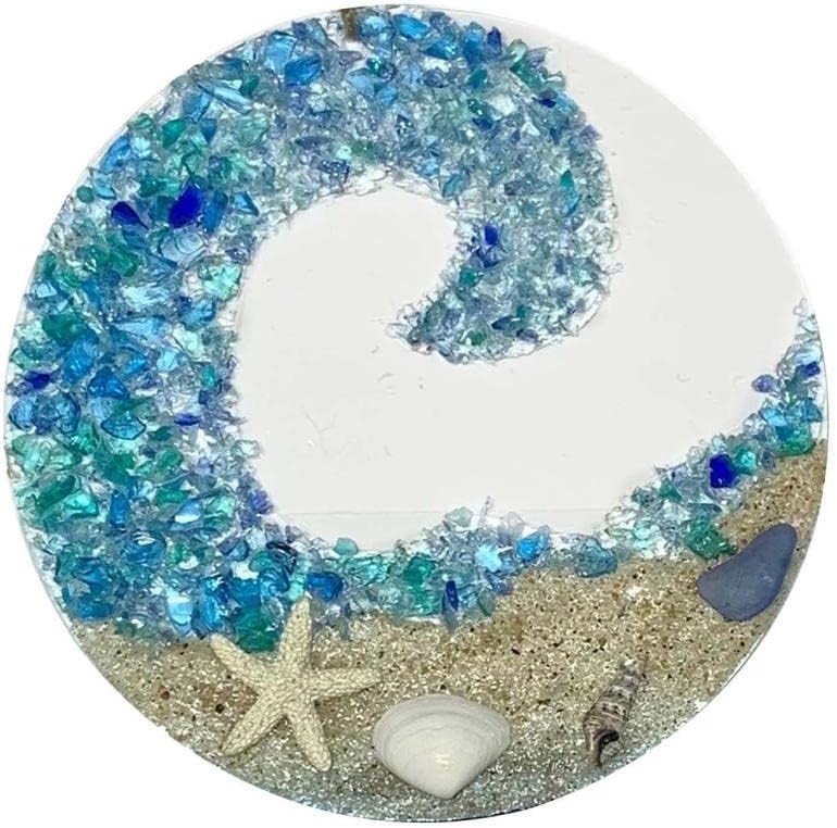 Hjemix | Havglass solfanger - Havbrytende bølge strandornament