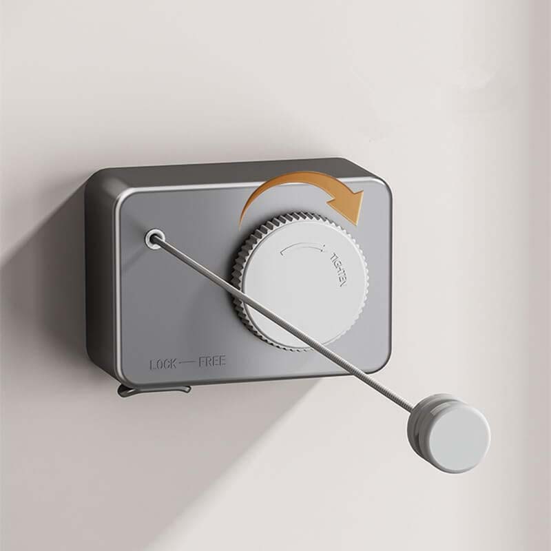 Hjemix | Usynlig sammenleggbar klessnor