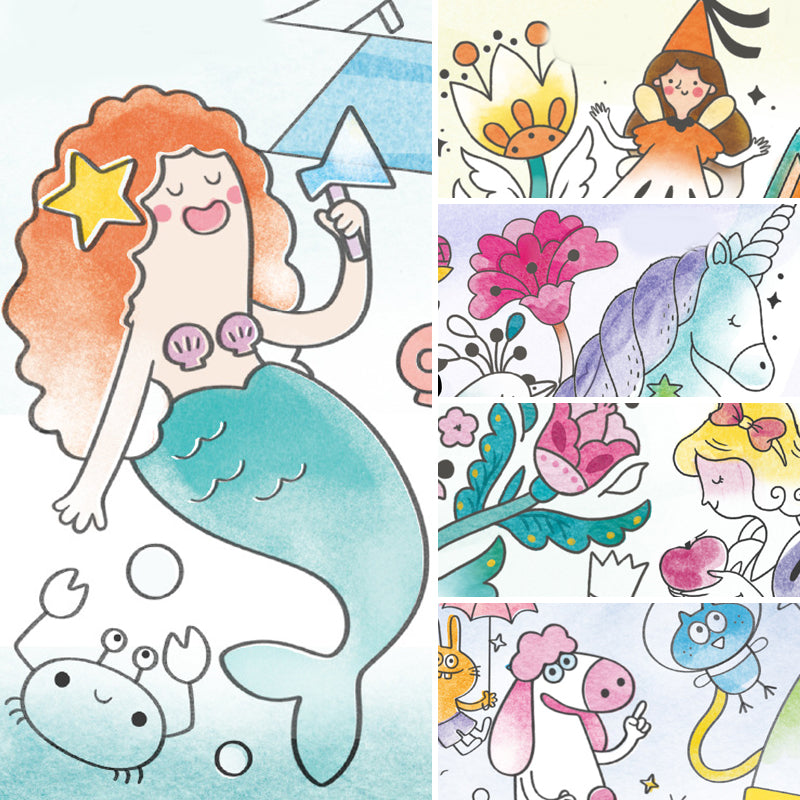 Hjemix | Lomme akvarellmalebok