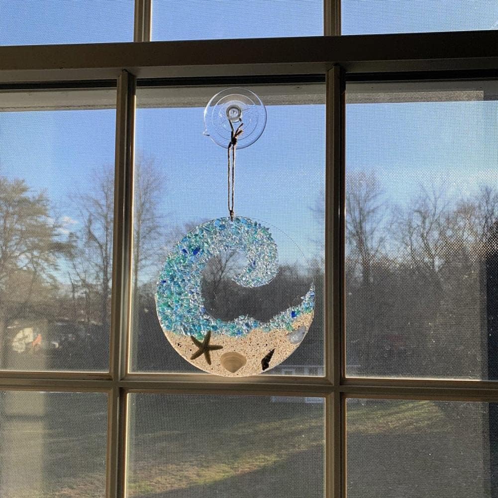 Hjemix | Havglass solfanger - Havbrytende bølge strandornament