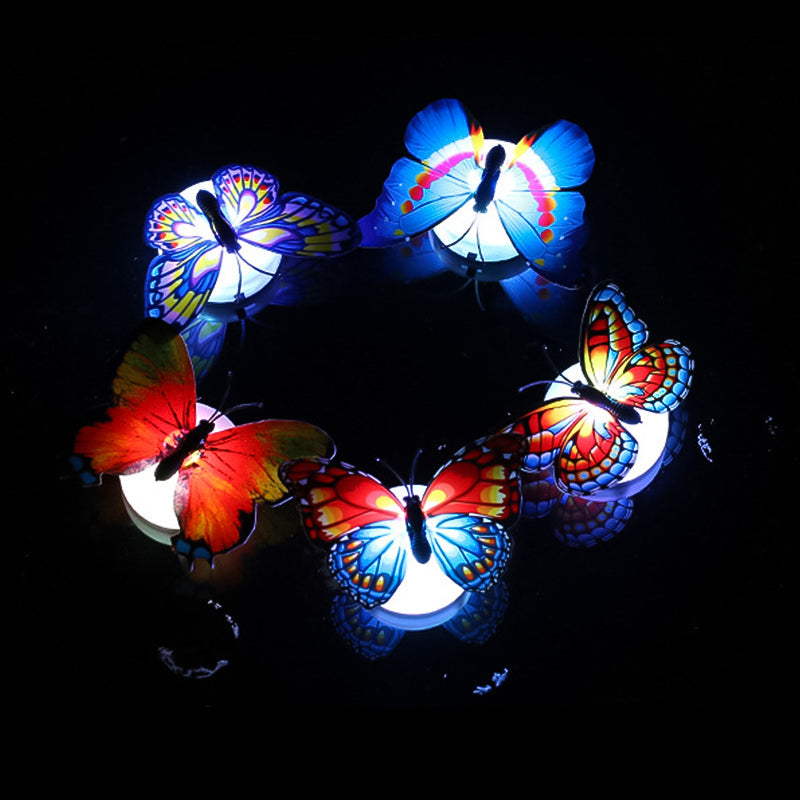 Hjemix | 3D LED Sommerfugl Dekorasjon Nattlys