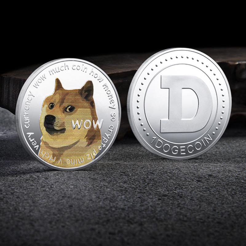 Hjemix | UV Farge Trykk Dogecoin Minnemynt