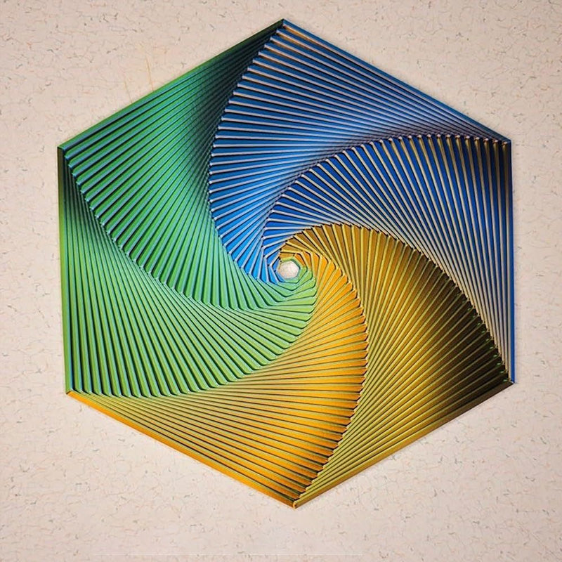 Hjemix | 3D-trykt Fractal Fidget Hexagon