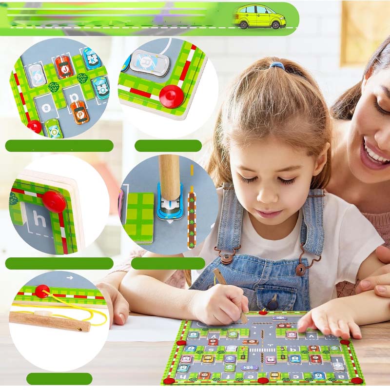 Hjemix | Magnetisk Alfabet Park Leketøy