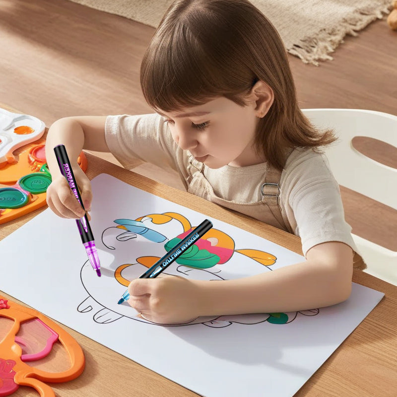 Hjemix | Farge Lysstav Graffiti Highlight Pens