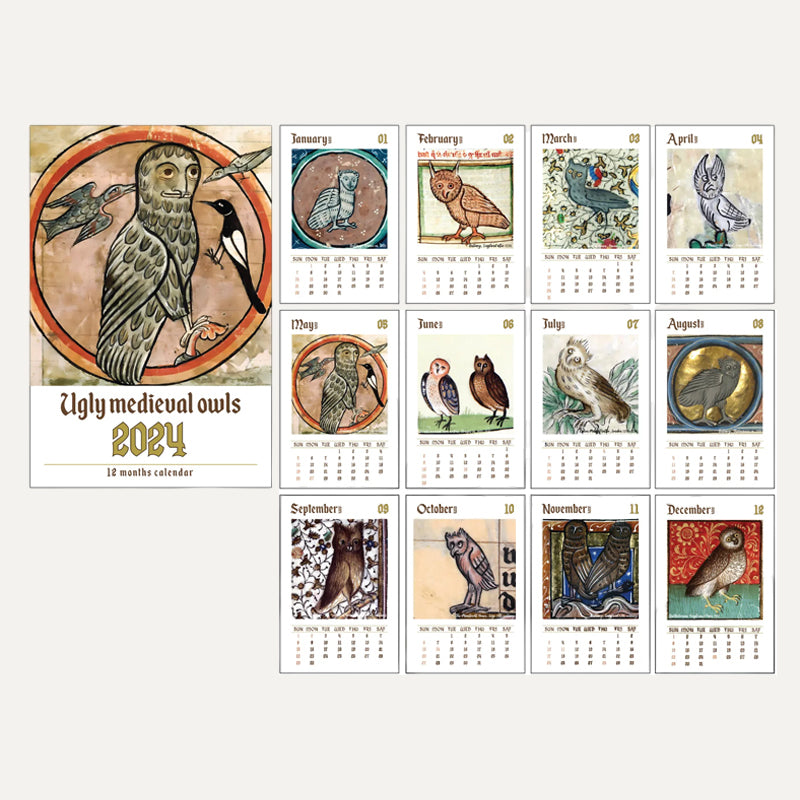Hjemix | Medieval Owl Kalender
