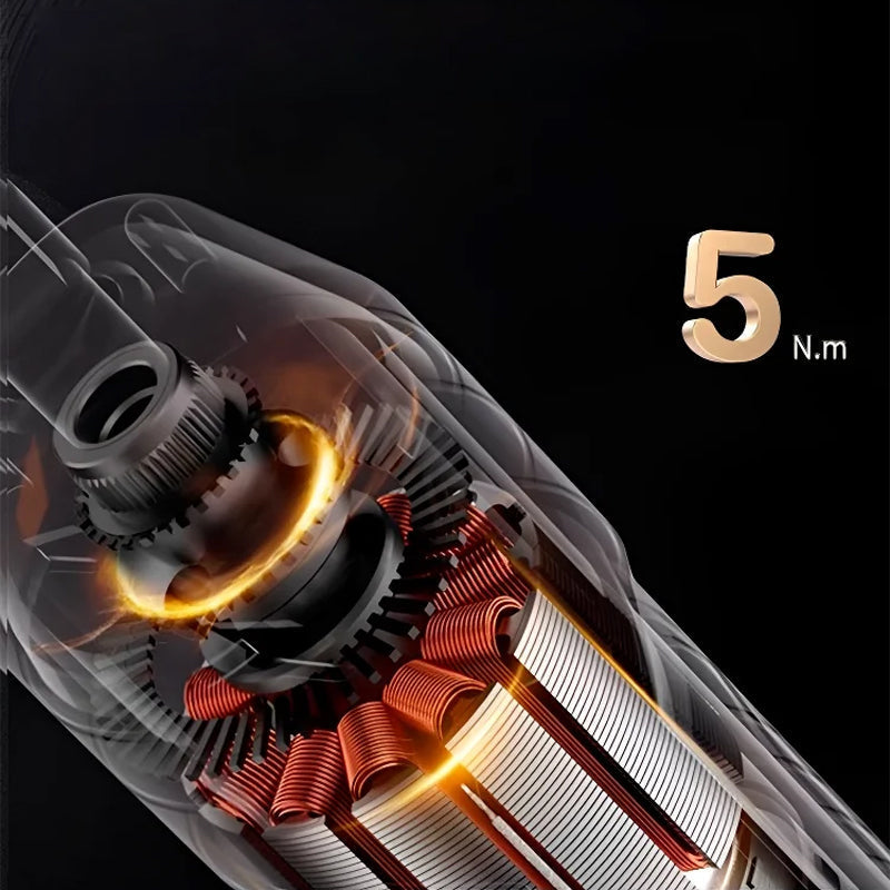 Hjemix | Bærbart Elektrisk Skrutrekker Sett for Hjemmebruk