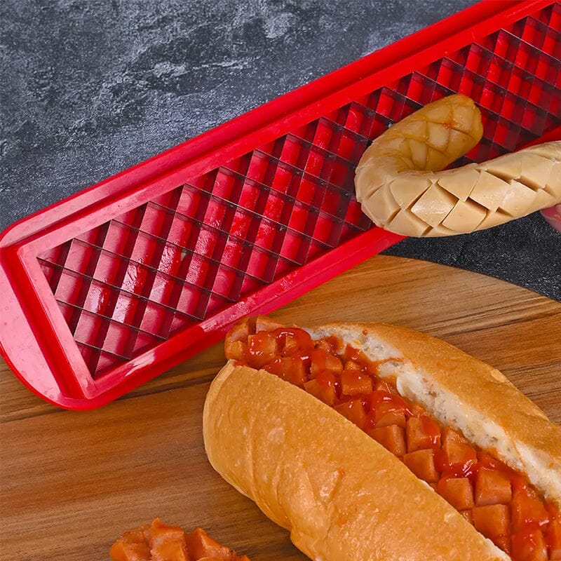 Hjemix | Perfect Criss-Cross Slots Hotdogs Cutter