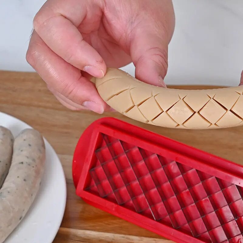 Hjemix | Perfect Criss-Cross Slots Hotdogs Cutter