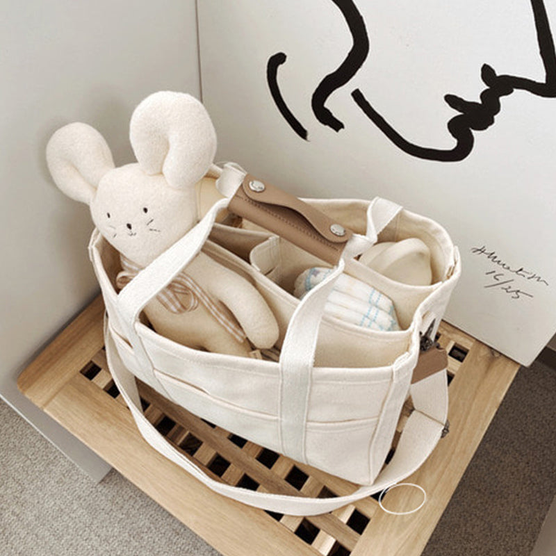 Hjemix | Solid Color Canvas Shopper Bag