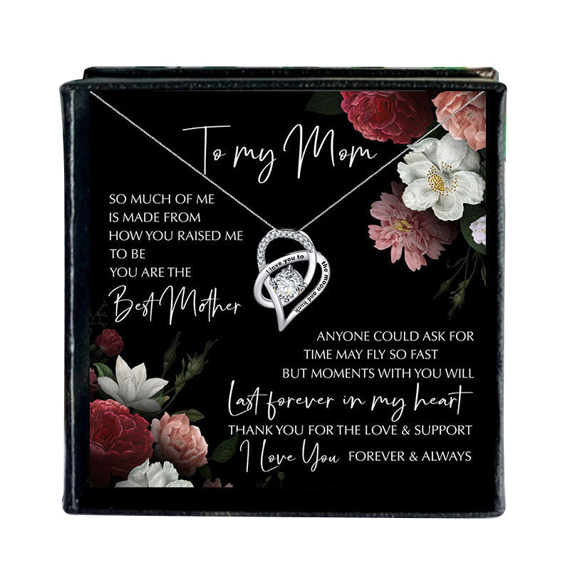 Hjemix | Bokstav Hjerte Halskjeder for Mamma