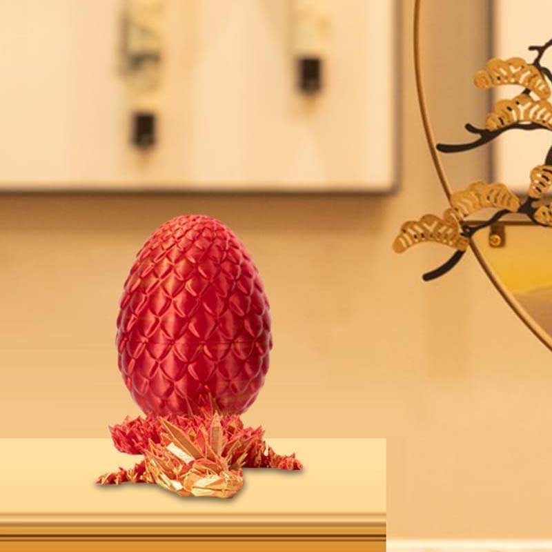 Hjemix | Edelsten Drage Egg Ornamenter