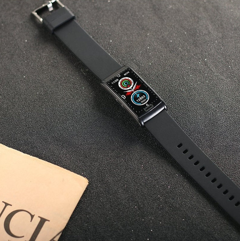 Hjemix | Smart Armbånd 3-Kanal EKG Blodtrykk Blodoksygen Blodsukker Søvndeteksjon