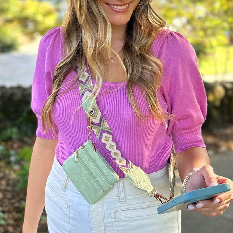 Hjemix | Telefonreim med glidelås lomme