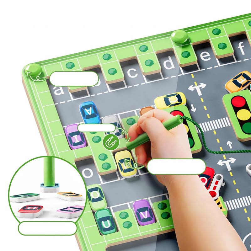 Hjemix | Magnetisk Alfabet Park Leketøy