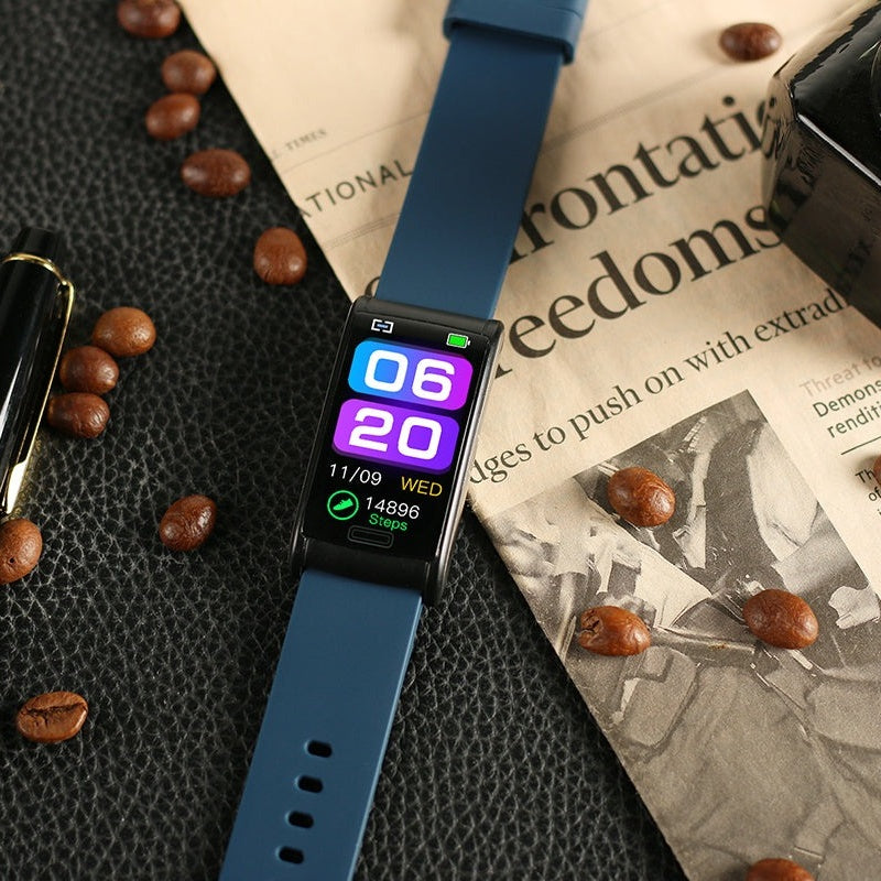 Hjemix | Smart Armbånd 3-Kanal EKG Blodtrykk Blodoksygen Blodsukker Søvndeteksjon