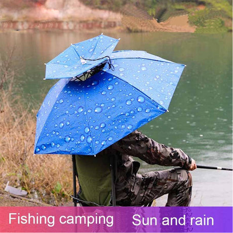 Hjemix | Outdoor Dobbel-Lag Regn Paraply Hatt