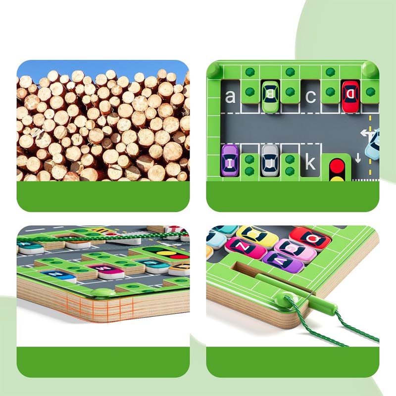 Hjemix | Magnetisk Alfabet Park Leketøy