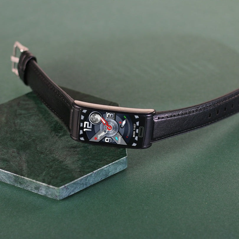 Hjemix | Smart Armbånd 3-Kanal EKG Blodtrykk Blodoksygen Blodsukker Søvndeteksjon