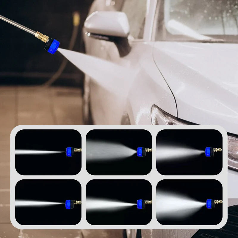 Hjemix | Rustfritt stål multifunksjonell høytrykkrenser sprøytedyse