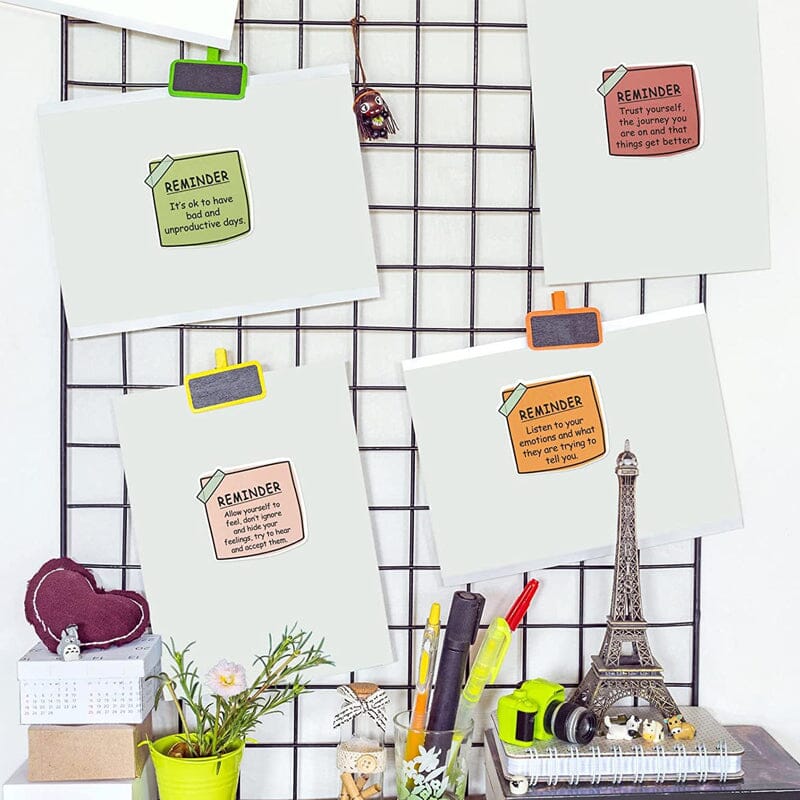 Hjemix | Mental Health Sticky Notes Klistremerker (24 stk)