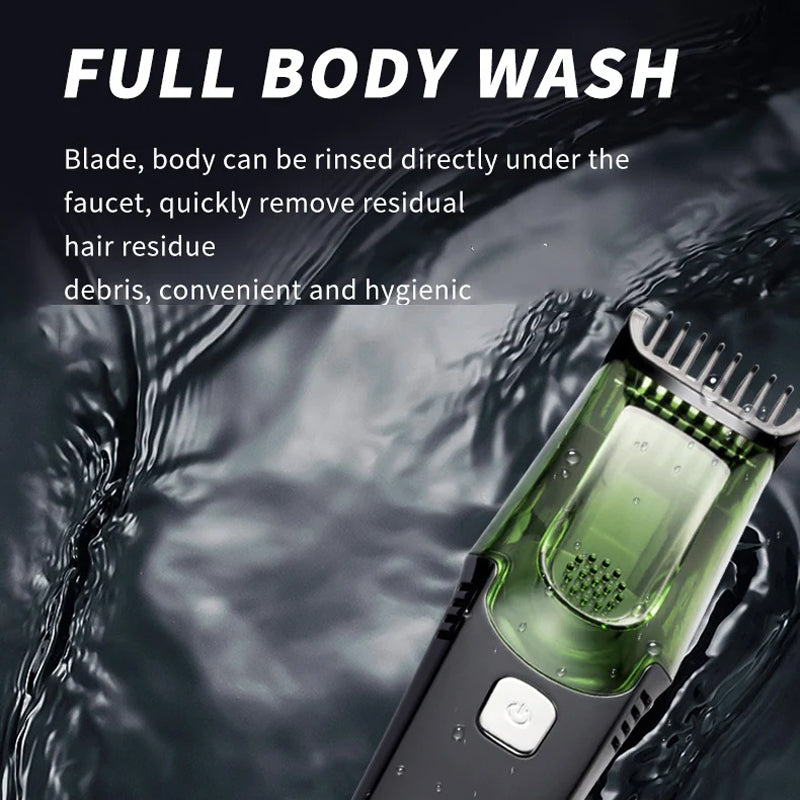 Hjemix | Vakuum skjeggklipper - 20 lengder og stiler justerbare