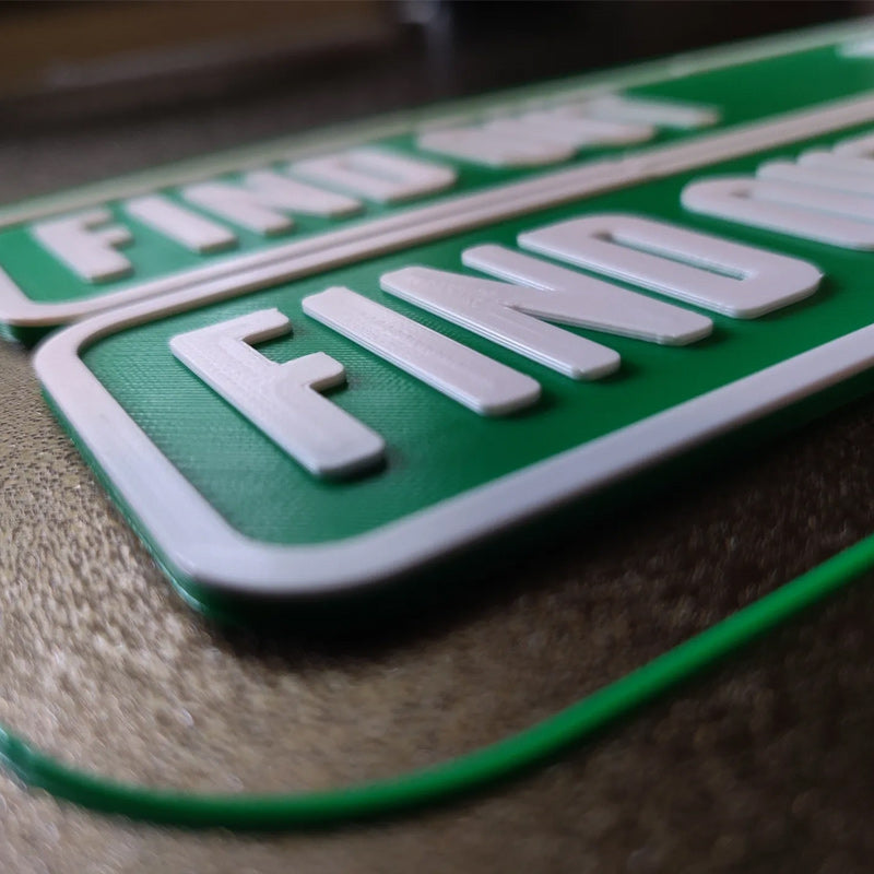 Hjemix | F Around/Find Out Gate Skilt Kontor Dekorasjon