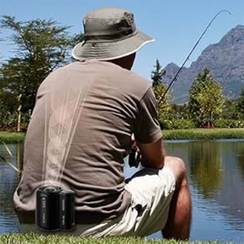 Hjemix | Bærbar Midje Klype Vifte