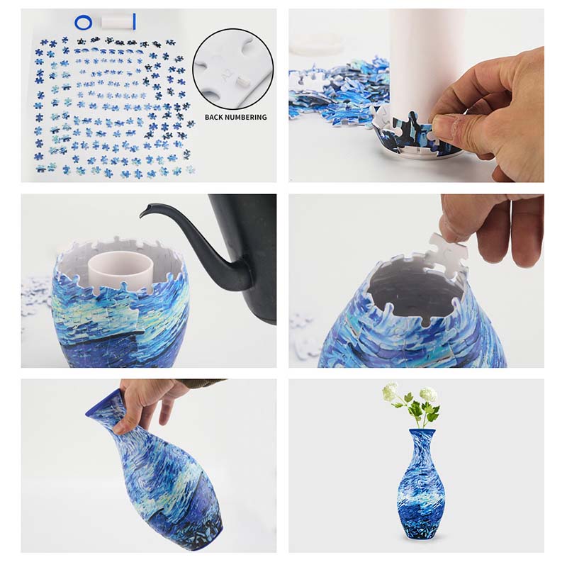 Hjemix | 3D Kunst Puslespill Vase