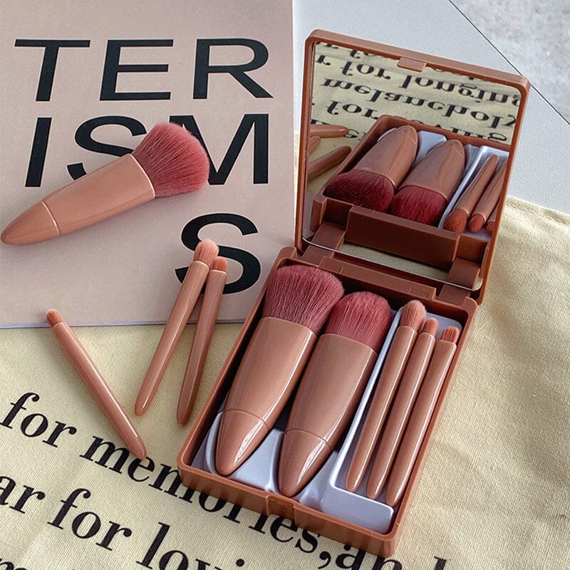 Hjemix | Bærbar sminkebørste med speil