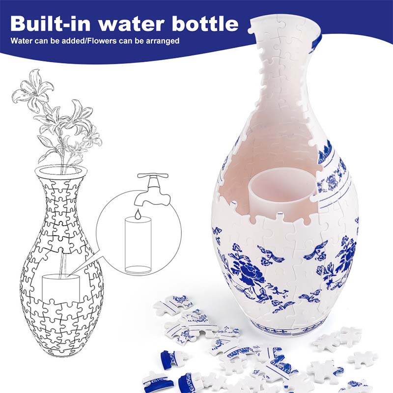 Hjemix | 3D Kunst Puslespill Vase