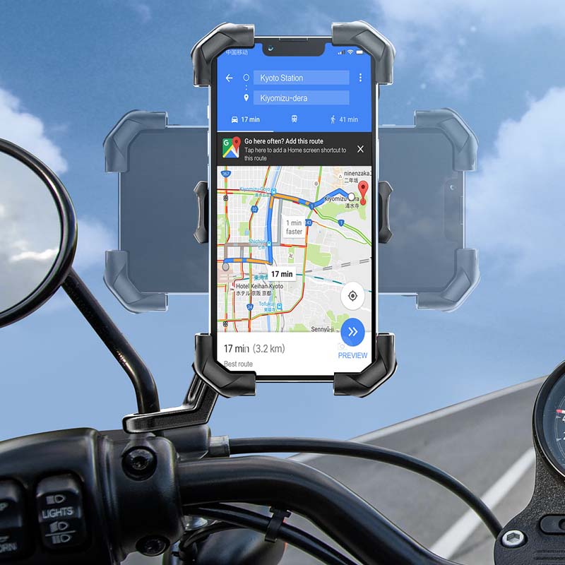 Hjemix | Universal Sykkeleholder for telefon med 360° visning
