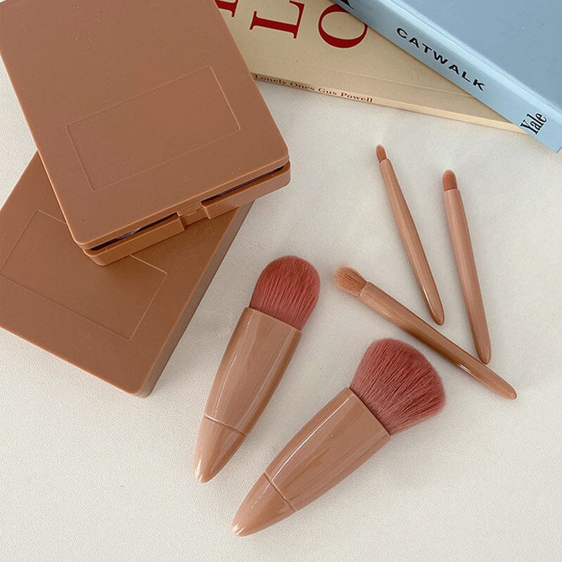 Hjemix | Bærbar sminkebørste med speil