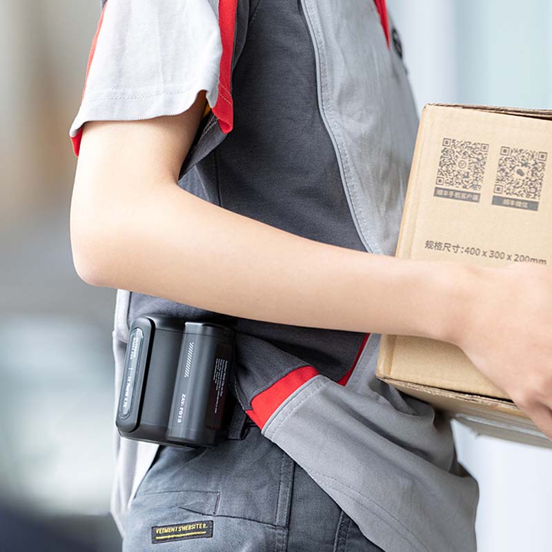 Hjemix | Bærbar Midje Klype Vifte