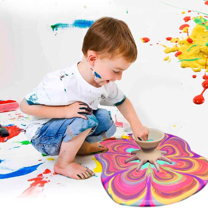 Hjemix | Pouring Colors Flower Split Art Cup