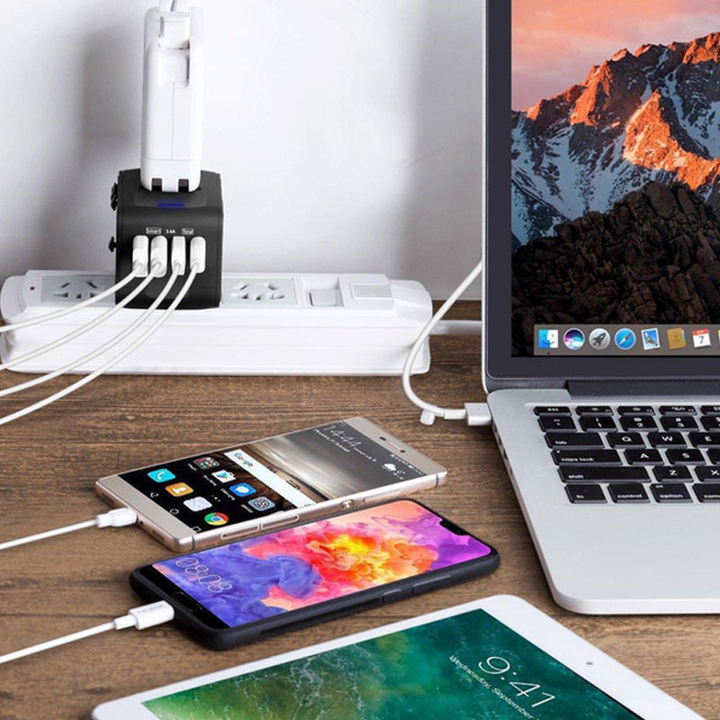 Hjemix | Universal Smart Travel Adapter Spenningsomformer