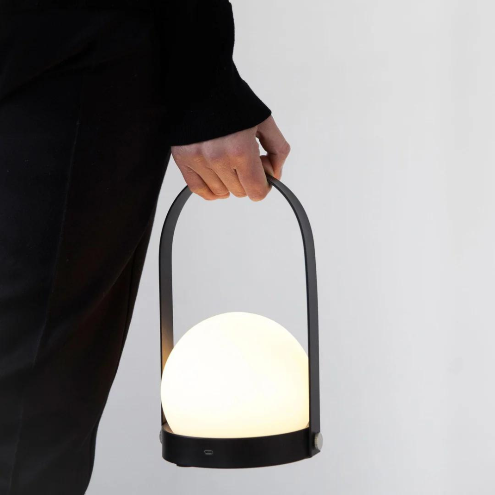 Hjemix | Royelux The Carrie Lantern Trådløs Pendellampe - Bærbar LED-lampe med Justerbar Lysstyrke