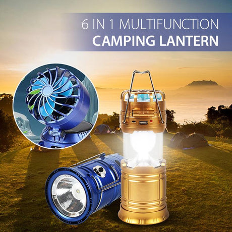 Hjemix | 6 I 1 Multifunksjonell Campinglykt