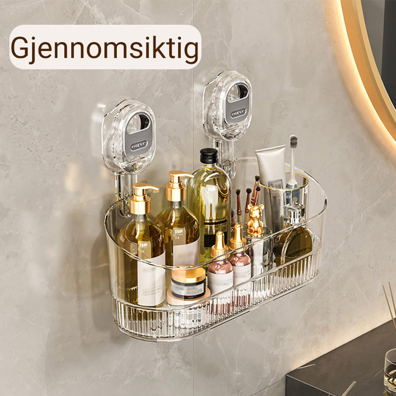 Hjemix | Oppbevaringsstativ med sugekopp og dreneringshull