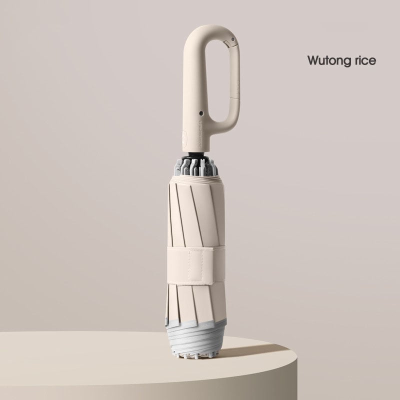 Hjemix | Ring spenne paraply, Reflekterende sikkerhetsstripe, Solid vindbestandig, Reiseportabel