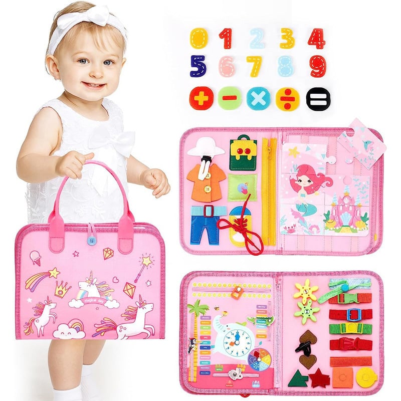 Hjemix | Småbarn Busy Board | Førskole læringsaktiviteter |