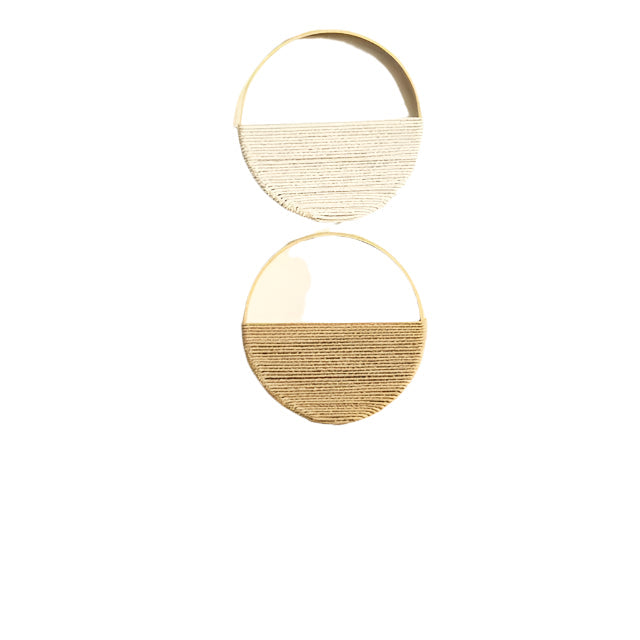 Hjemix | Willowloop – Sirkulær Macrame Veggdekor med Symmetrisk Design