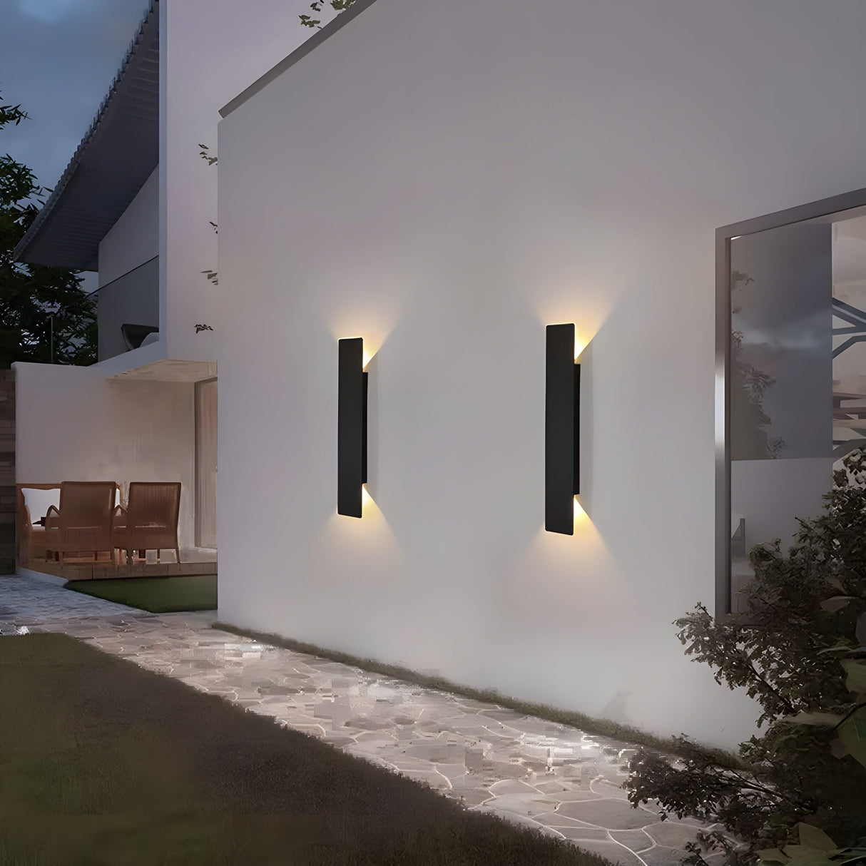 Hjemix | Light - Moderne værbestandig LED-vegglampe laget av aluminium for utendørs bruk