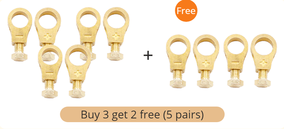 Hjemix | Ren kobber batteriklemme