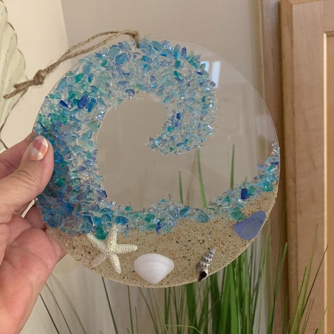 Hjemix | Havglass solfanger - Havbrytende bølge strandornament